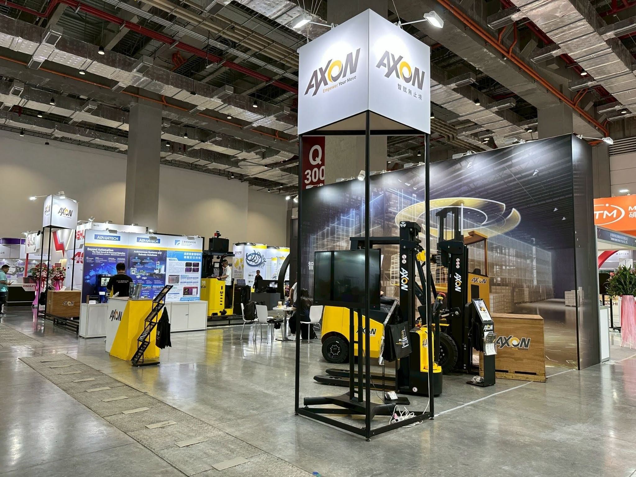 AXON booth at TAIROS